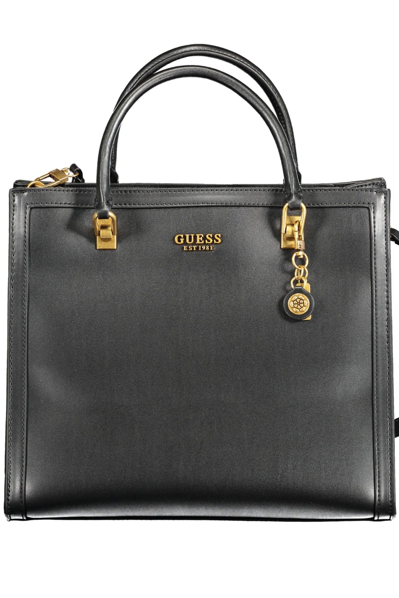 Guess Jeans Elegant Black Polyurethane Handbag for Women