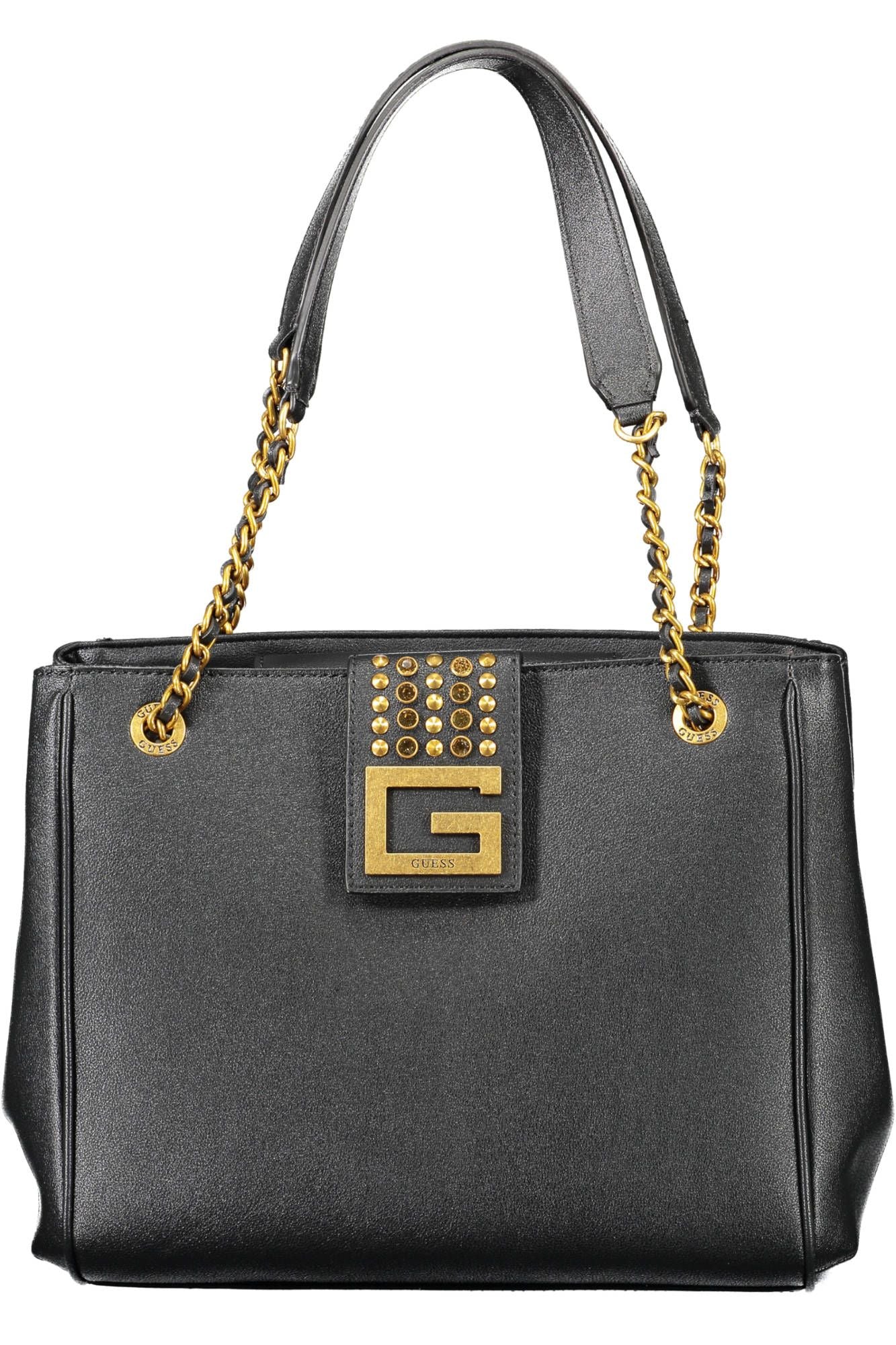 Guess Jeans Chic Black Guess Polyurethane Handbag