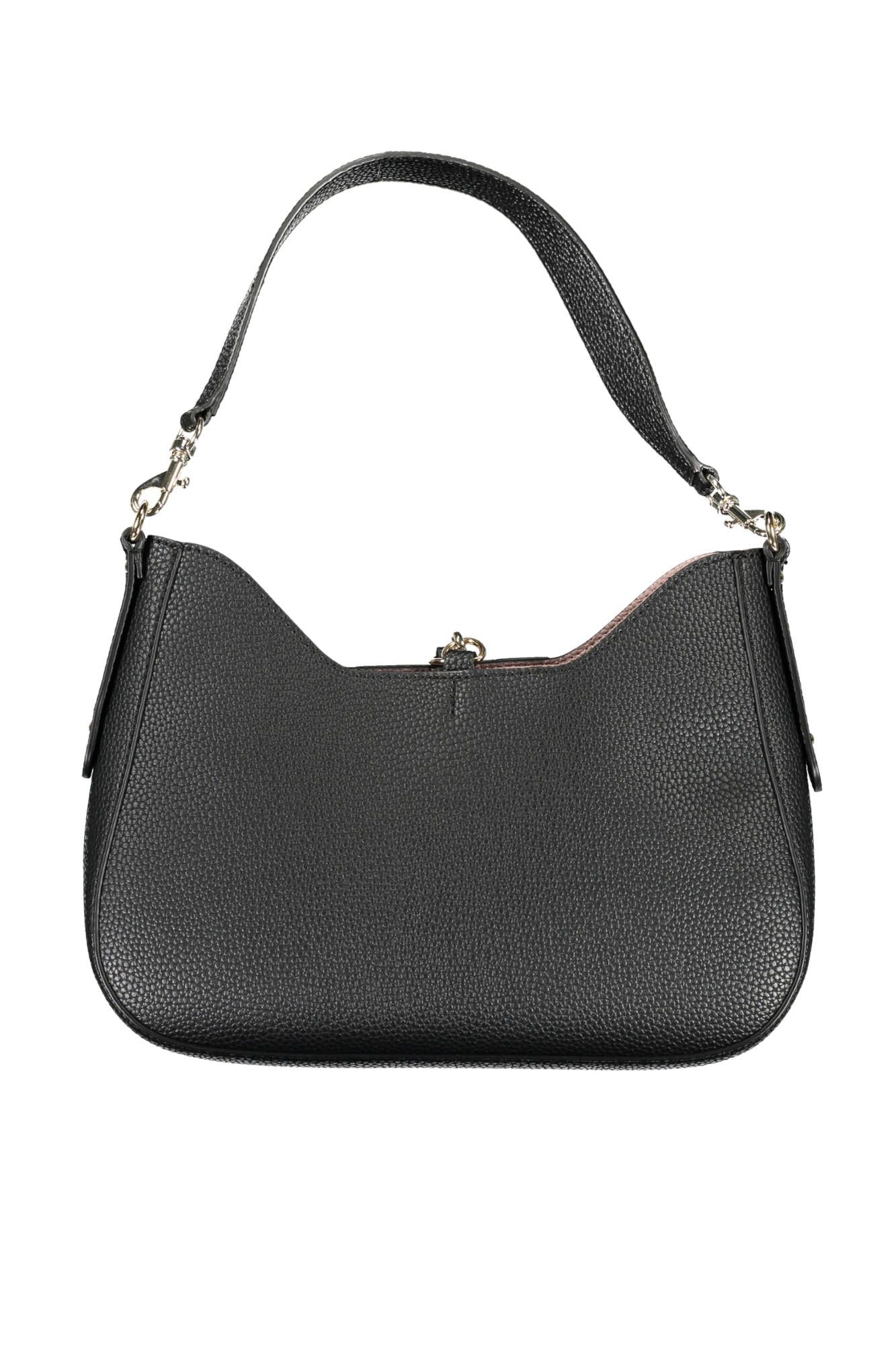 Guess Jeans Elegant Black Shoulder Bag with Convertible Pochette