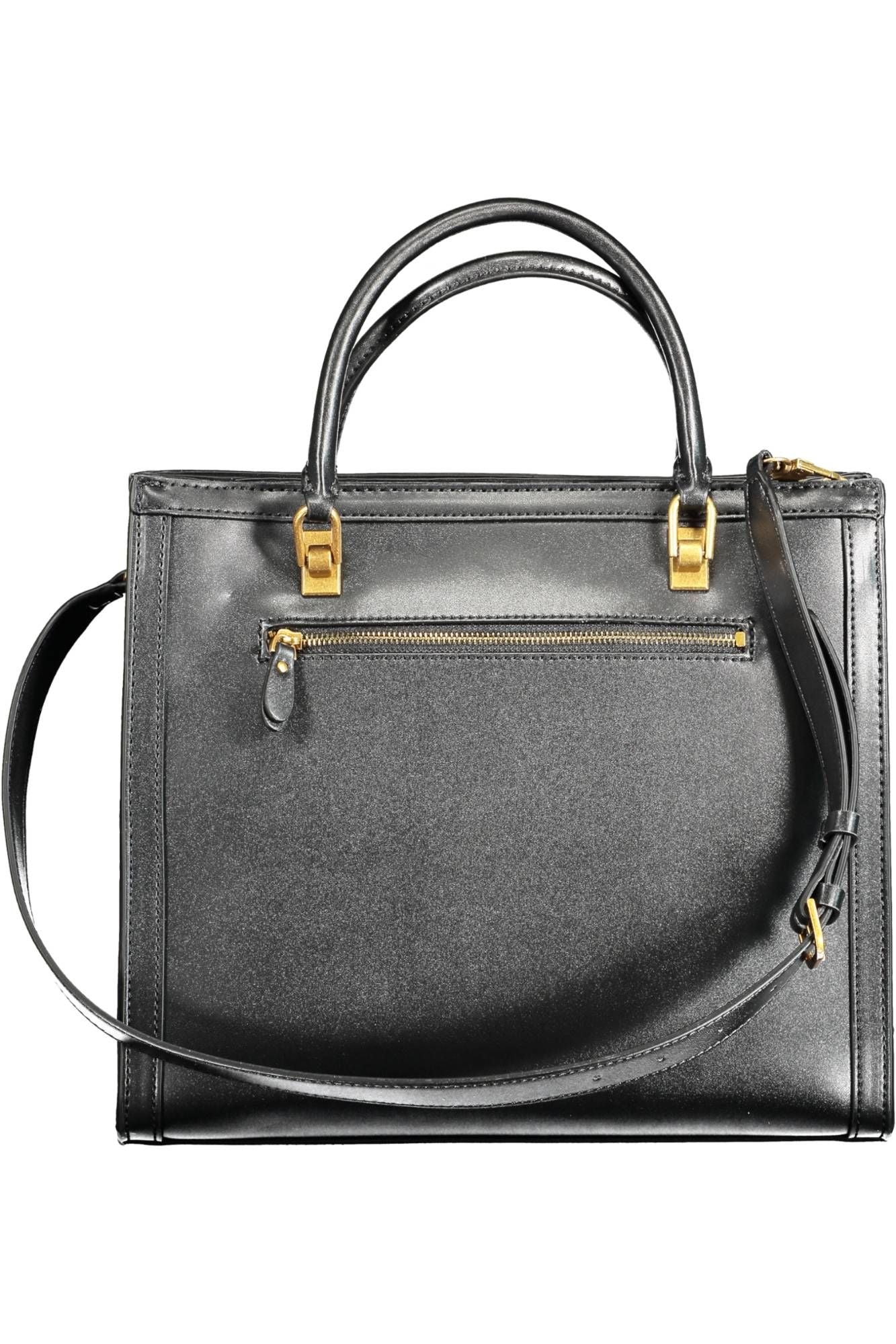 Guess Jeans Elegant Black Polyurethane Handbag for Women