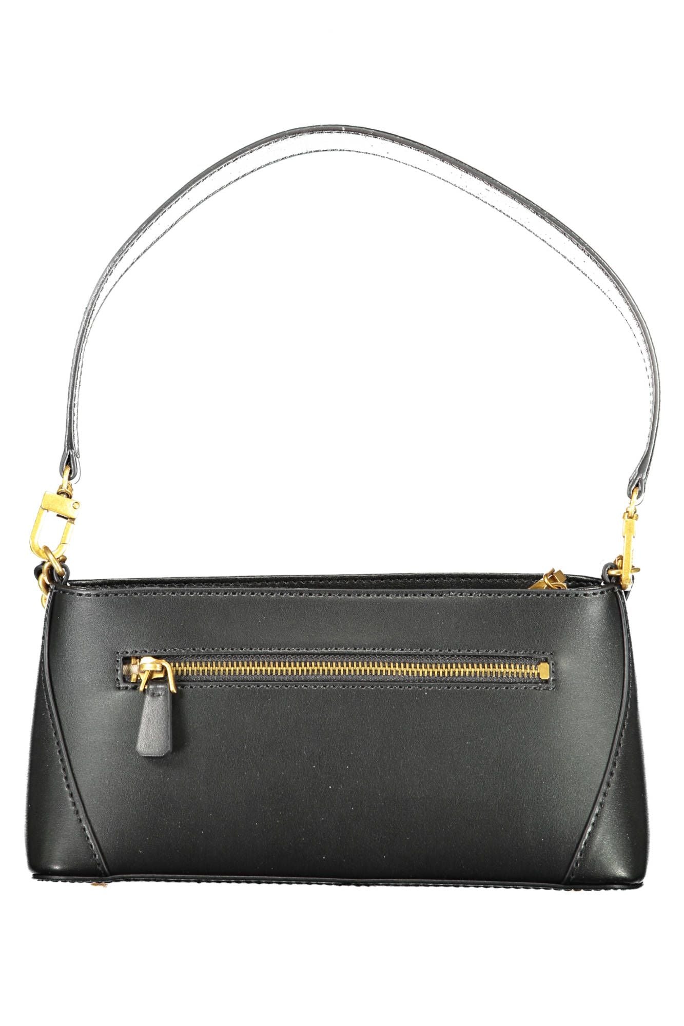 Guess Jeans Chic Black Chain-Handle Shoulder Bag