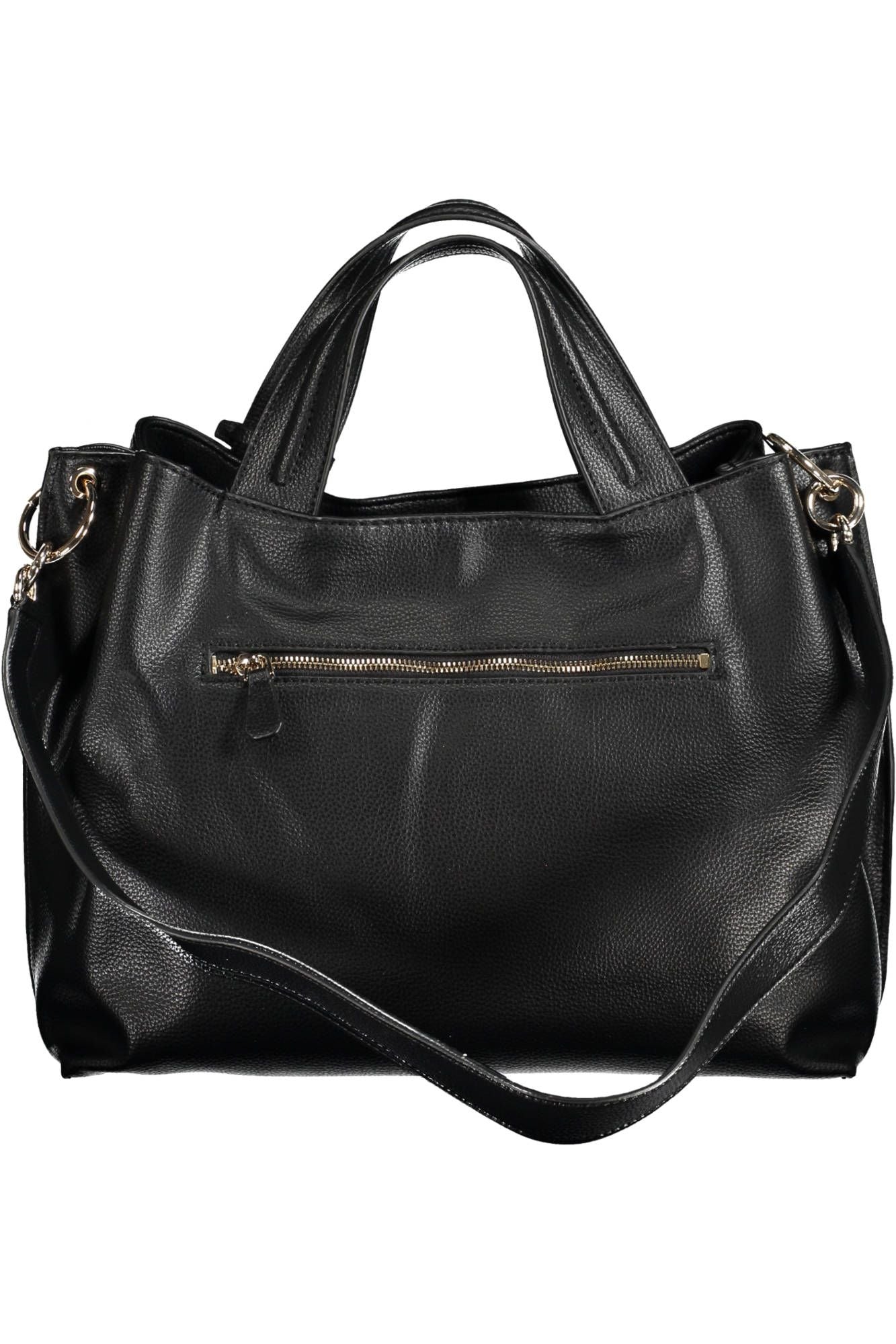 Guess Jeans Chic Black Contrasting Details Handbag