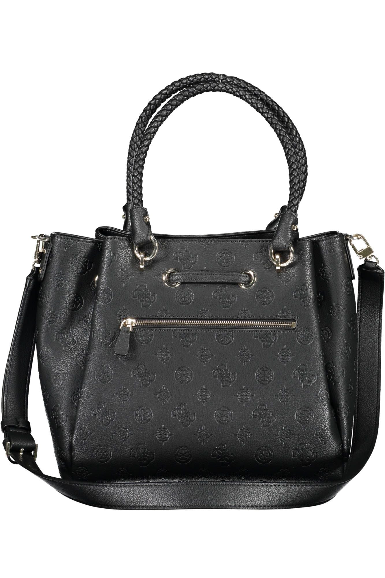 Guess Jeans Chic Black Polyurethane Shoulder Bag