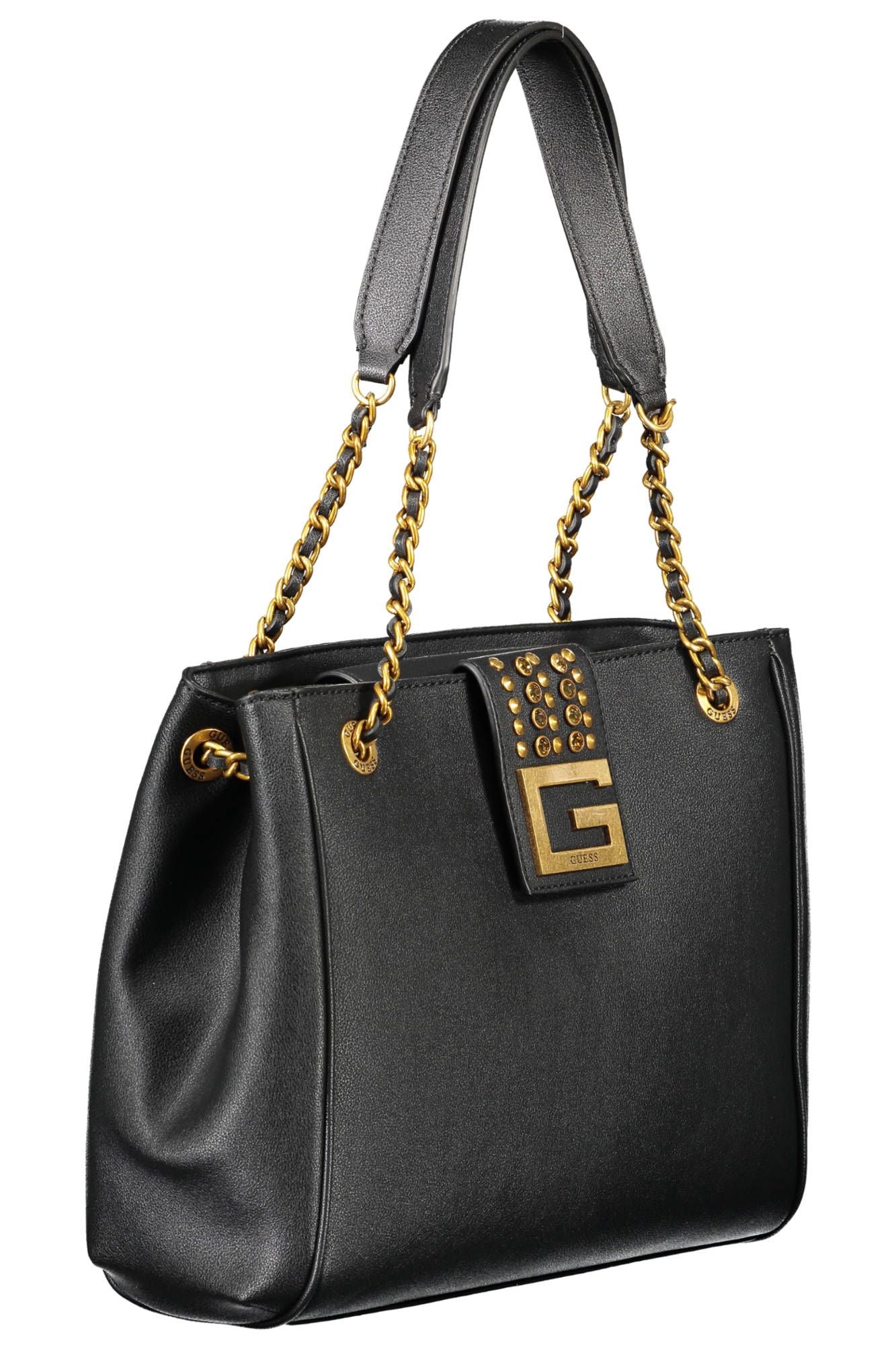 Guess Jeans Chic Black Guess Polyurethane Handbag