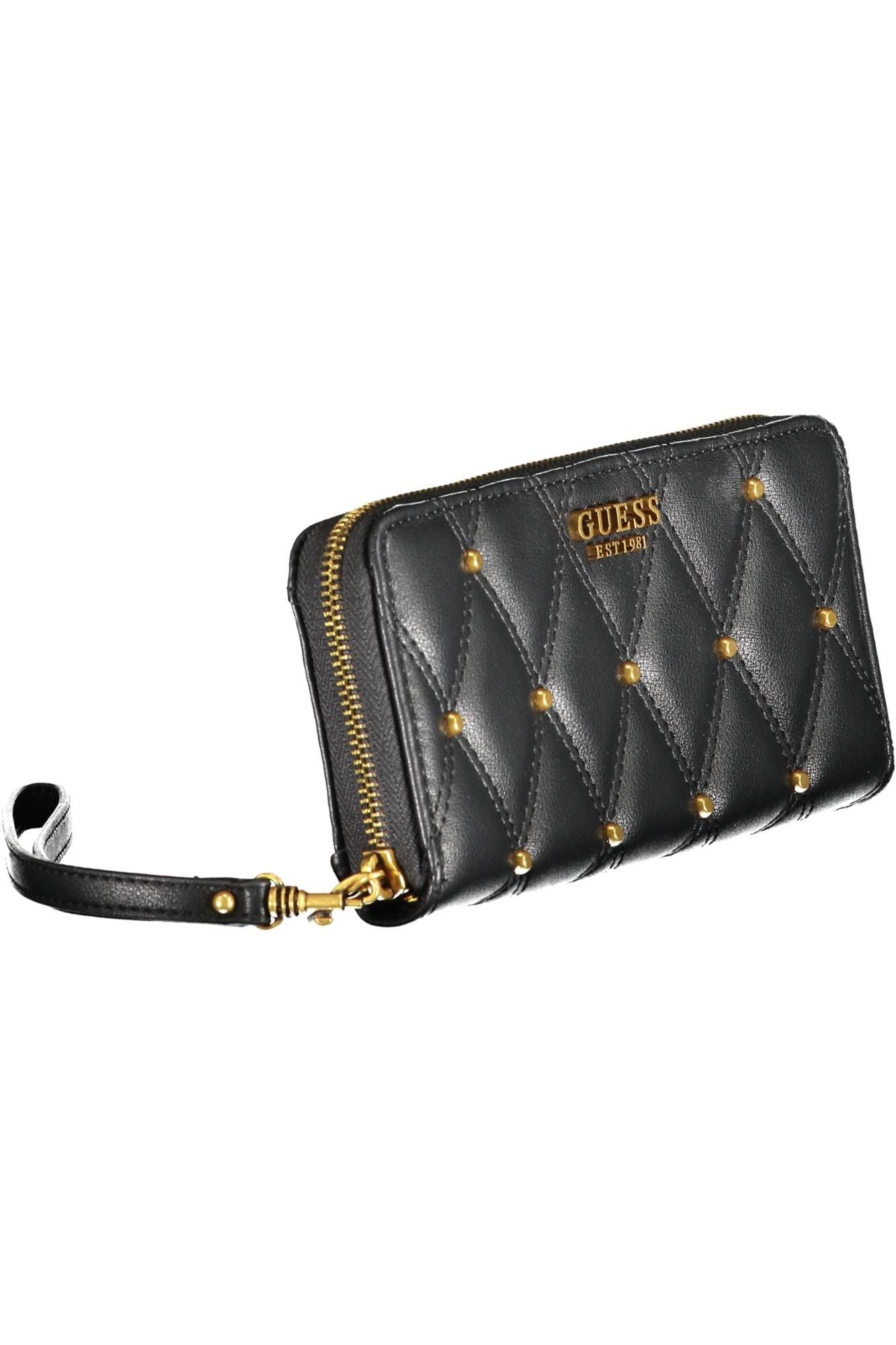 Guess Jeans Chic Contrasting Details Zip Wallet