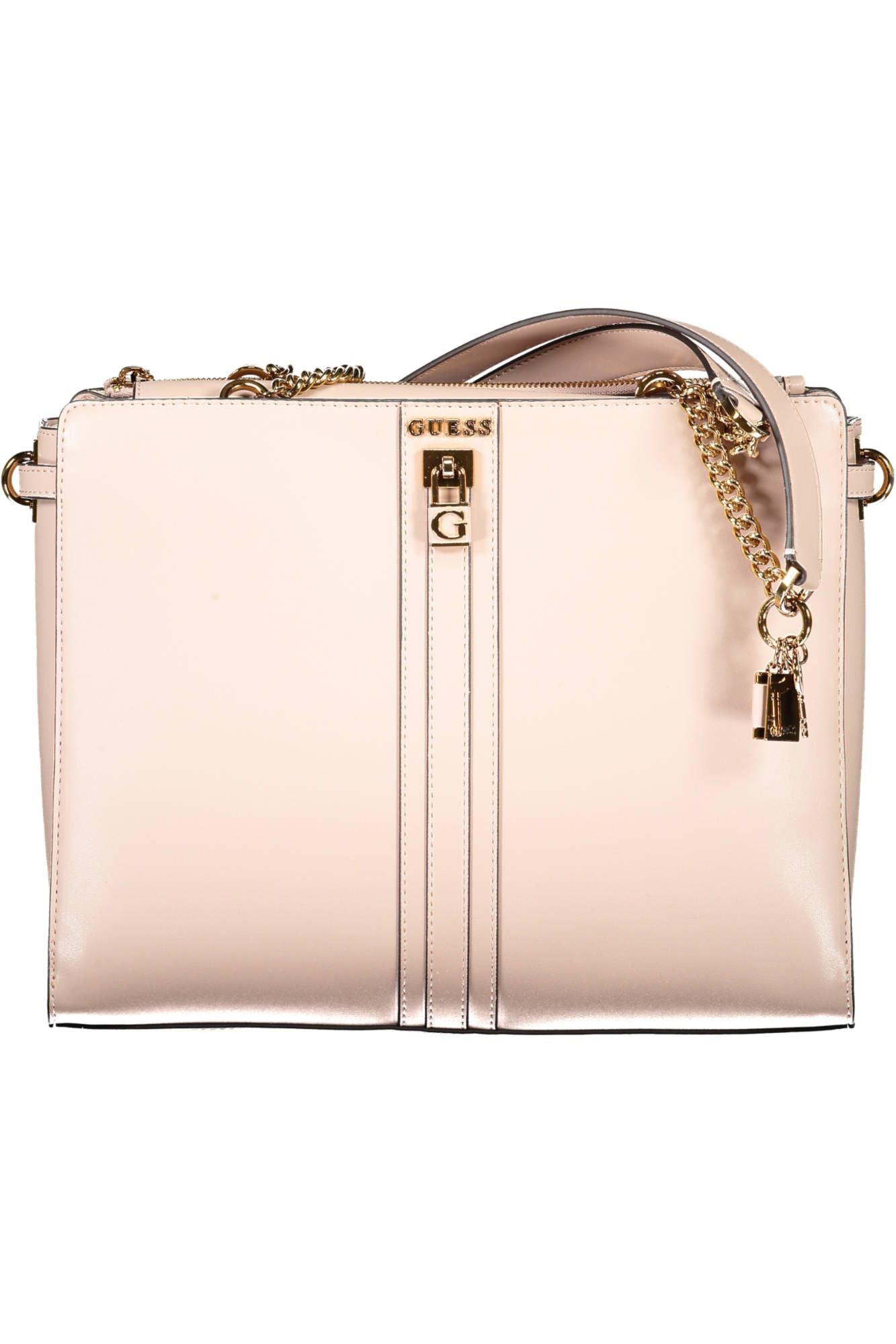 Guess Jeans Chic Pink Chain Shoulder Bag