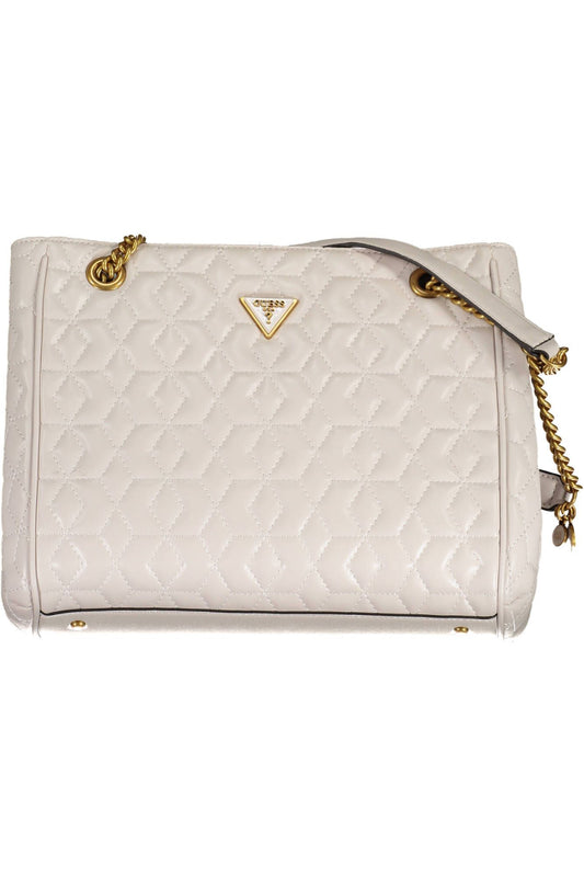 Guess Jeans Chic Pink Chain-Handle Shoulder Bag