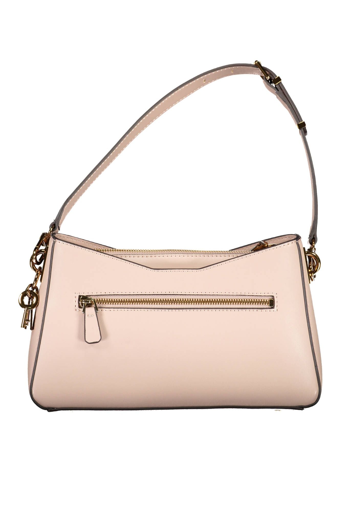 Guess Jeans Chic Pink Guess Satchel with Contrasting Details