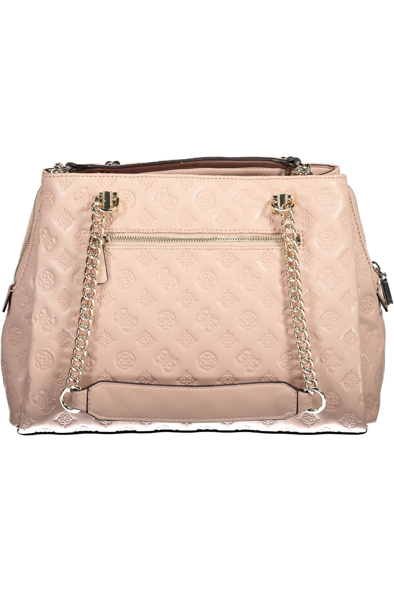 Guess Jeans Chic Pink Polyurethane Chain-Handle Bag