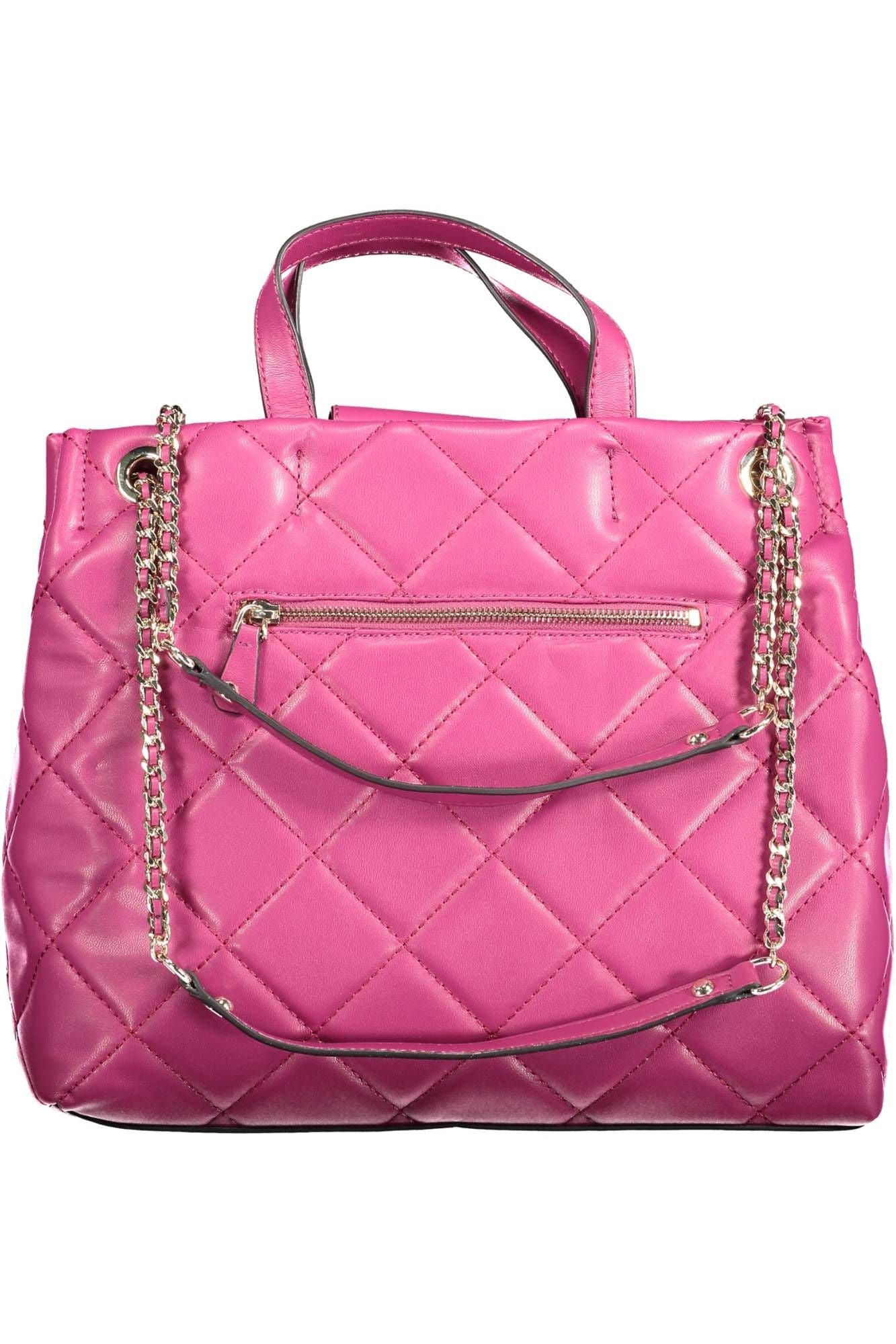 Guess Jeans Chic Pink Chain-Handle Tote for Everyday Elegance