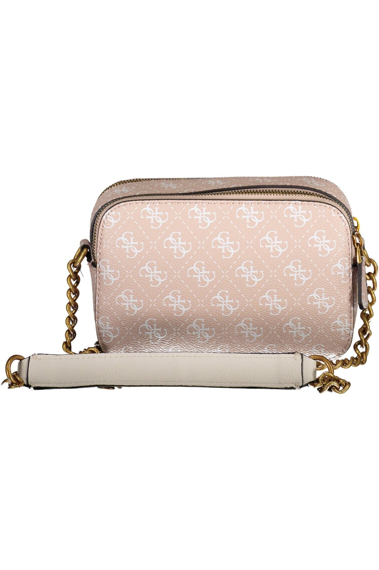 Guess Jeans Chic Pink Chain-Strap Shoulder Bag