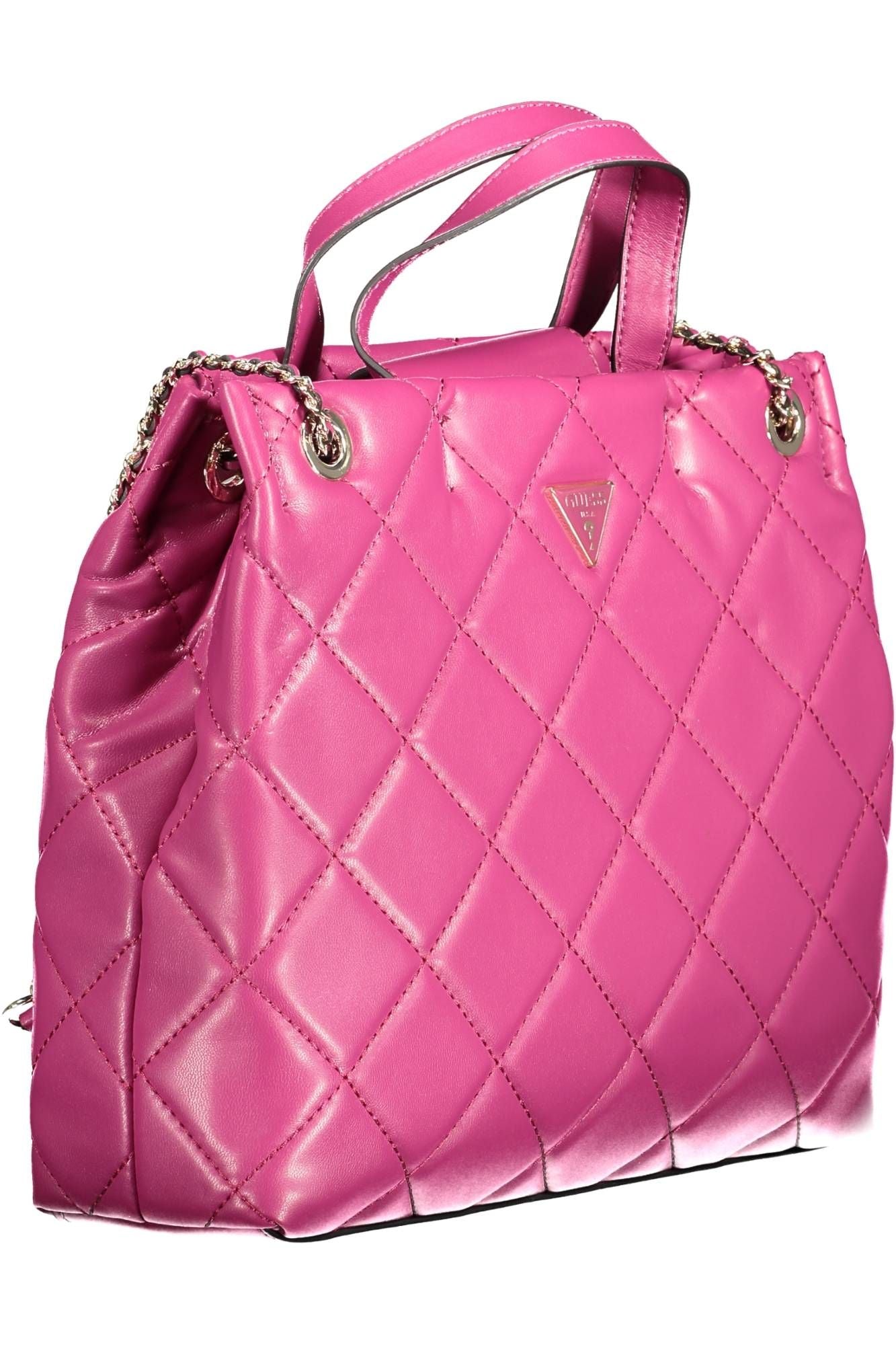 Guess Jeans Chic Pink Chain-Handle Tote for Everyday Elegance