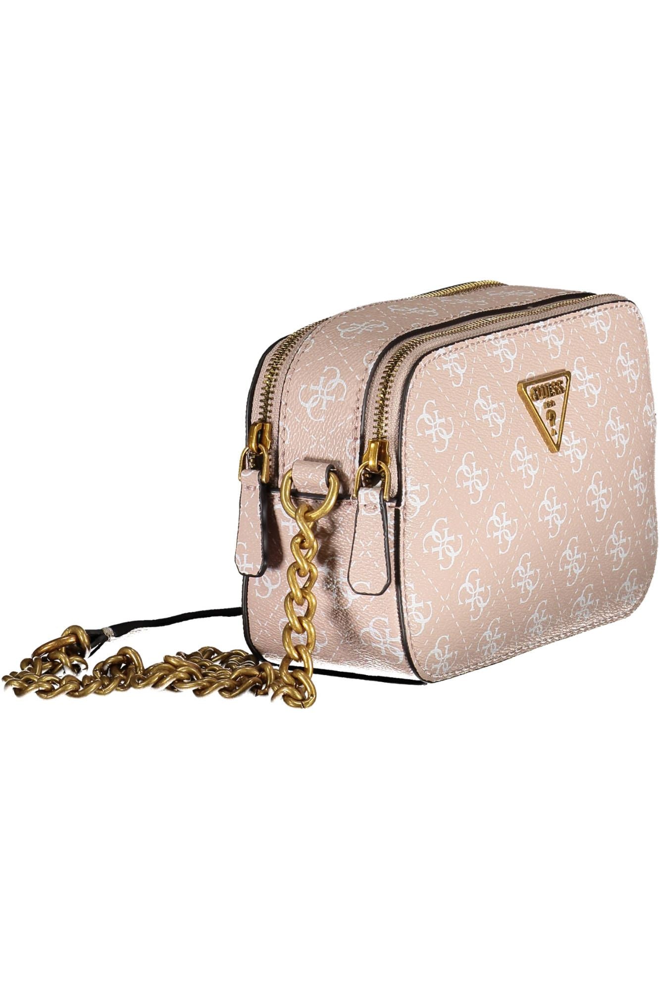 Guess Jeans Chic Pink Chain-Strap Shoulder Bag