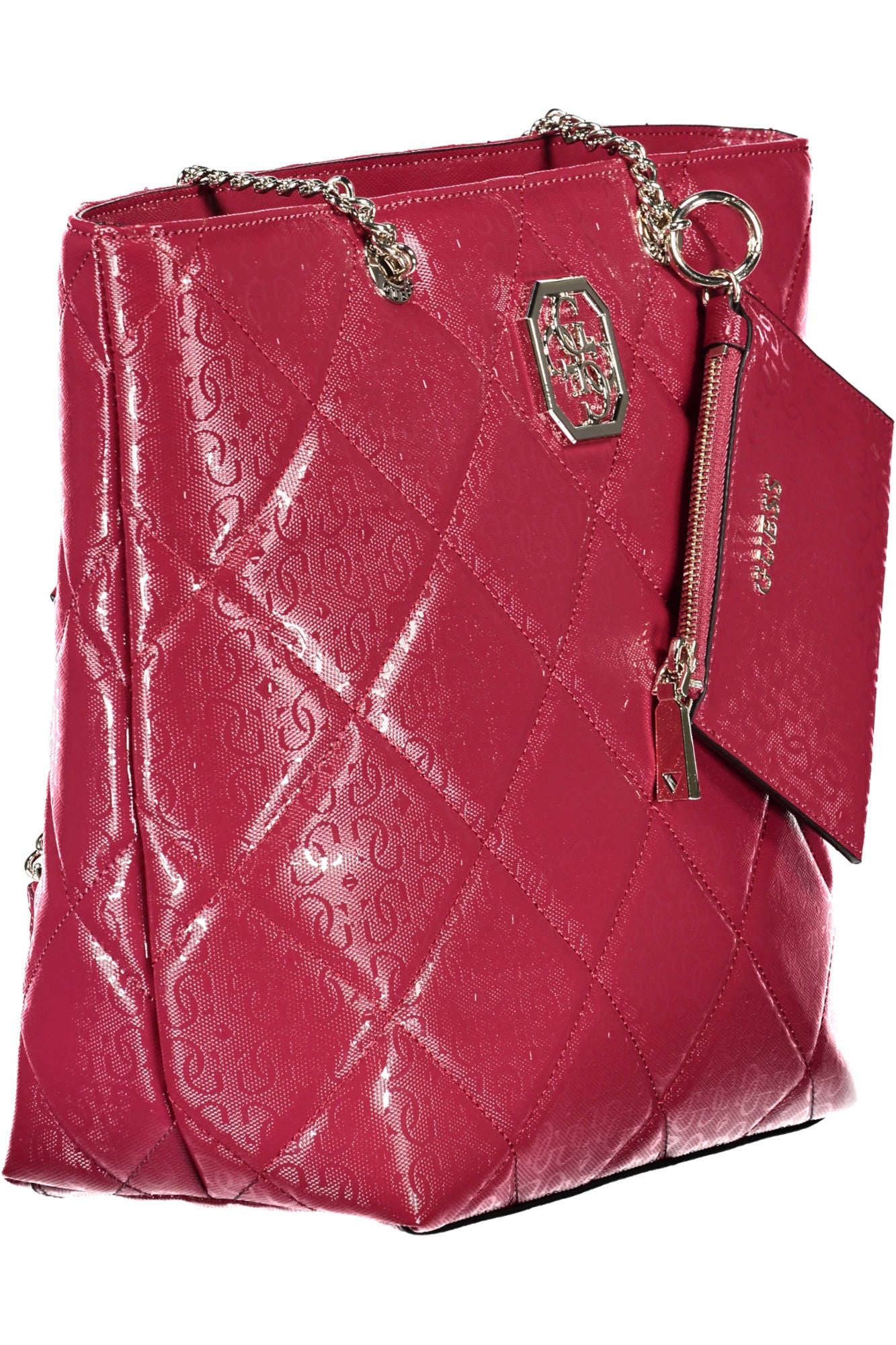 Guess Jeans Chic Pink Polyurethane Shoulder Bag