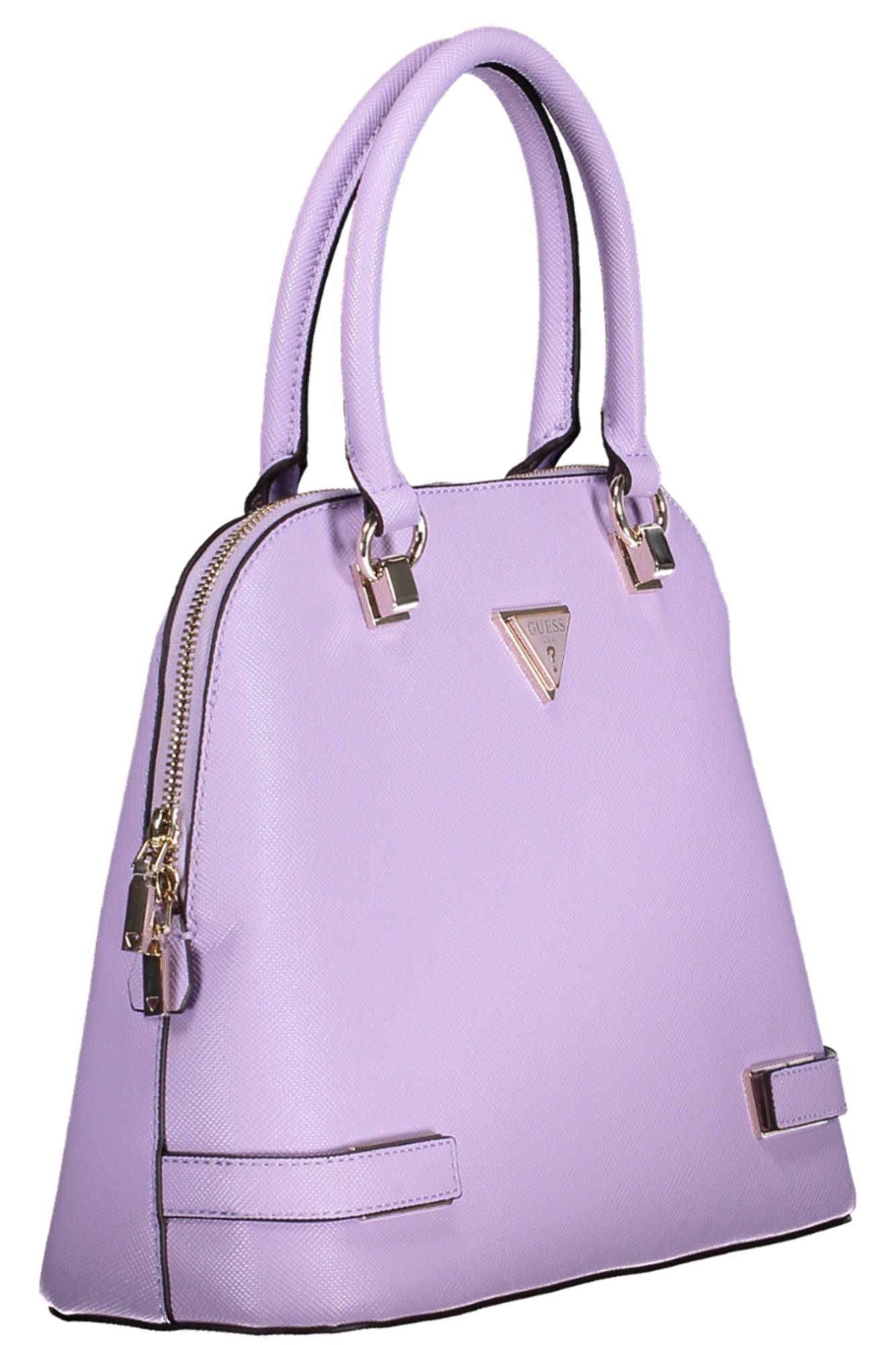 Guess Jeans Elegant Purple Handbag with Contrasting Details