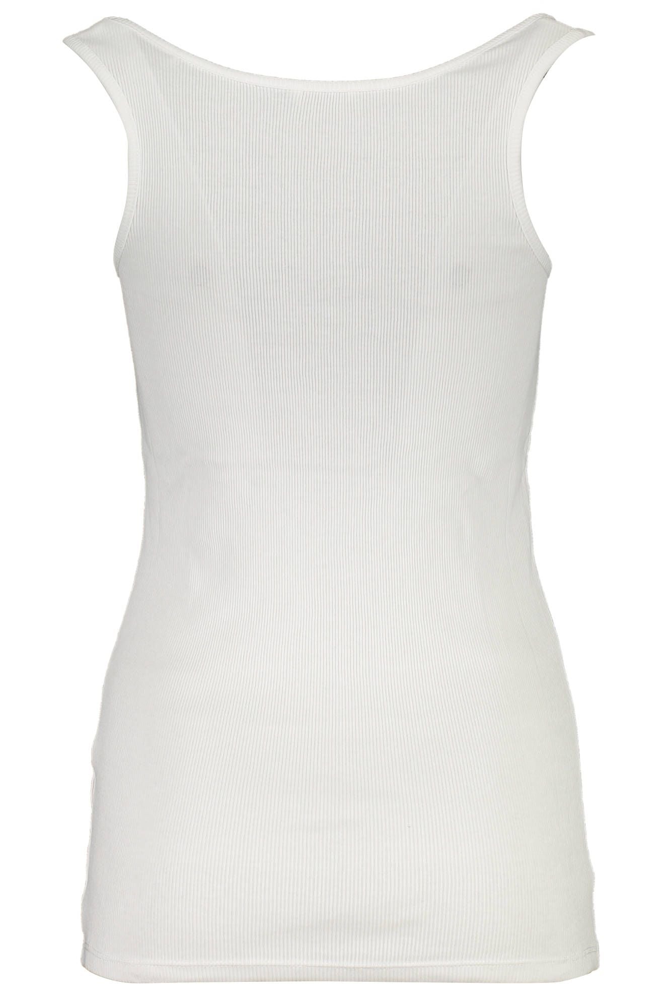 Guess Jeans Elegant White Organic Cotton Tank Top