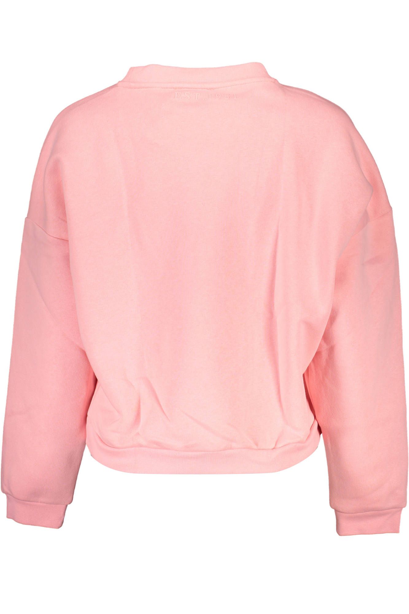 Guess Jeans Chic Pink Organic Cotton Sweatshirt