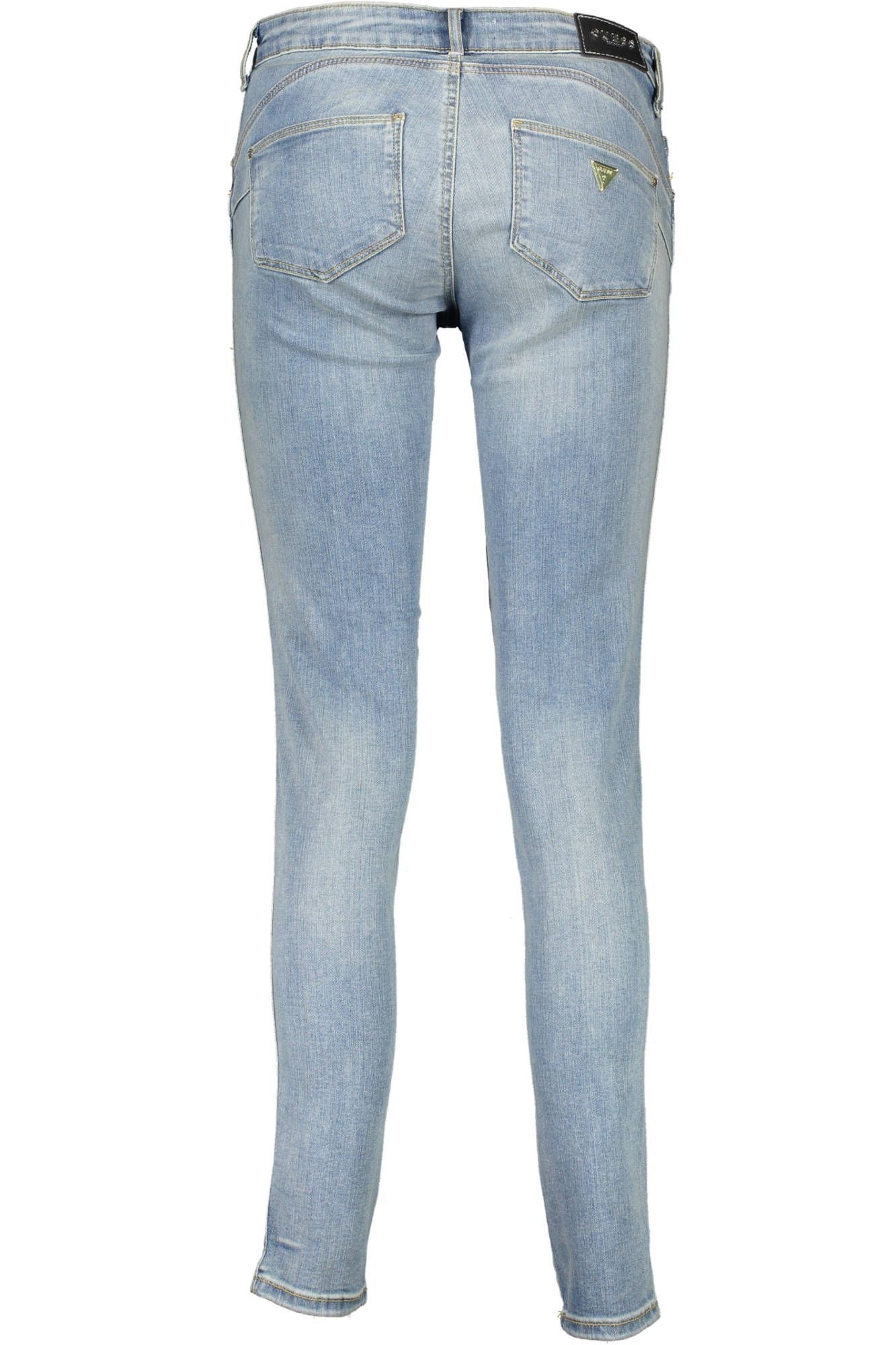 Guess Jeans Chic Light Blue Cotton Denim