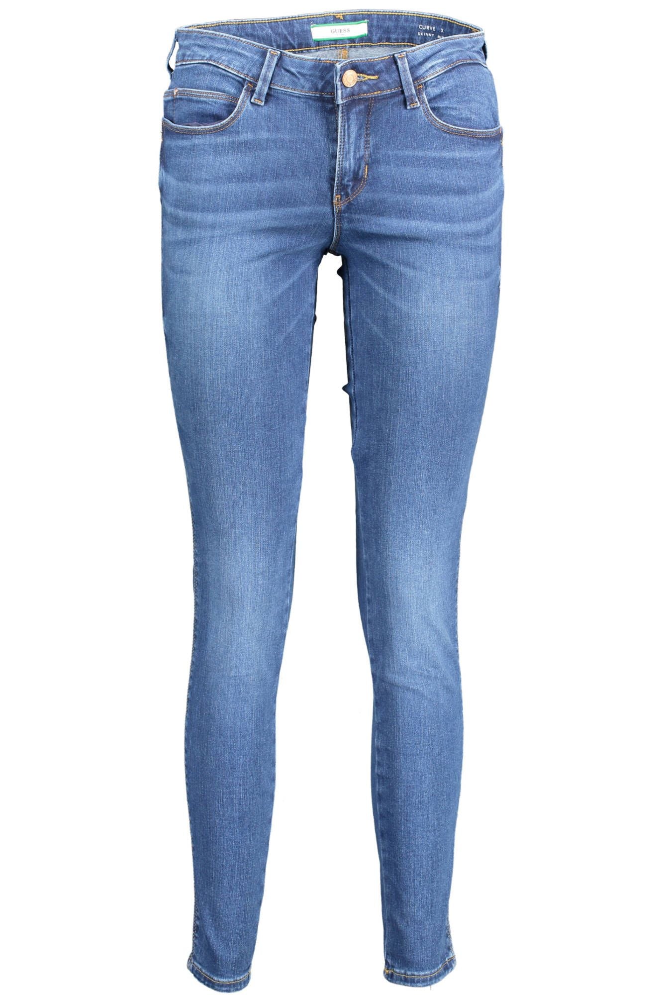 Chic Blue Cotton Denim by Guess Jeans