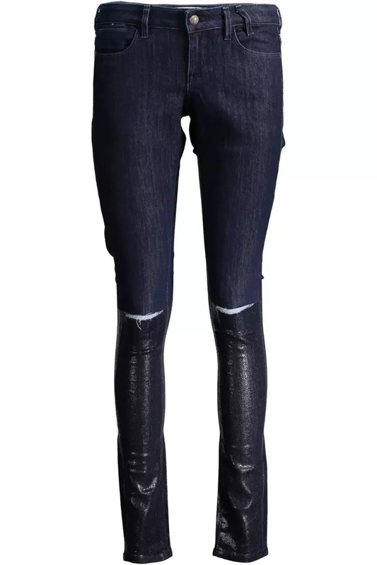 Guess Jeans Chic Blue Contrast Detail Jeans