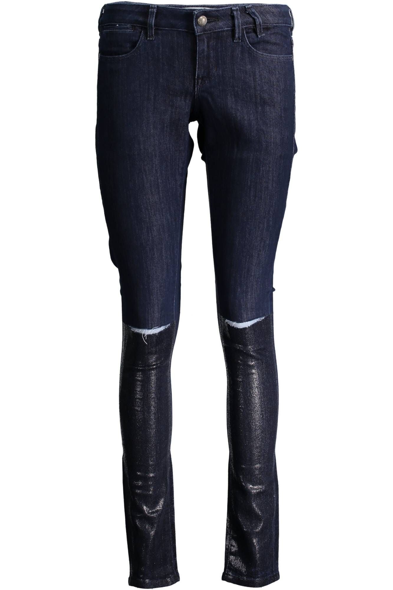 Guess Jeans Chic Blue Contrasting Detail Denim