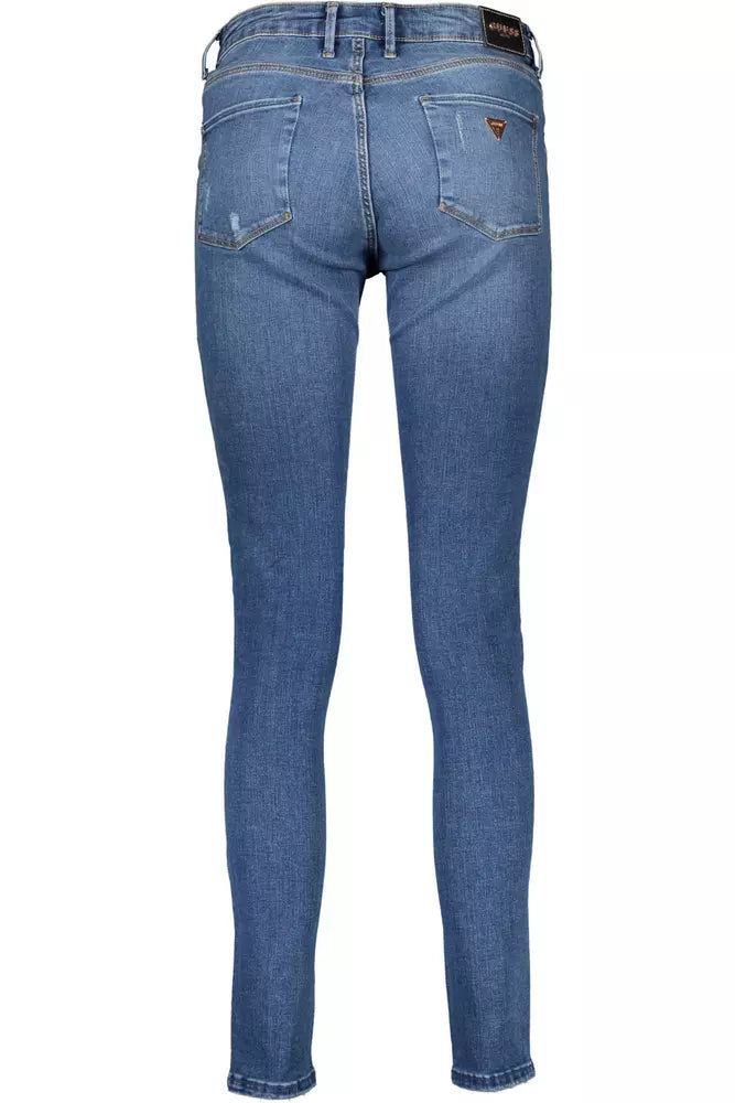 Guess Jeans Chic Faded Blue Stretch Denim