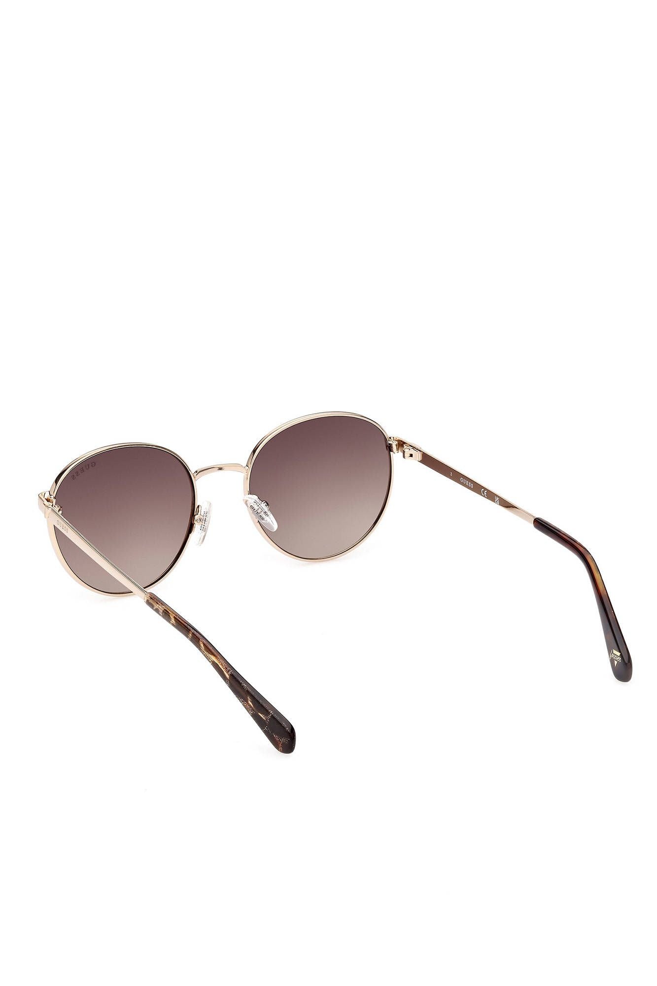 Guess Jeans Chic Round Metal Frame Sunglasses