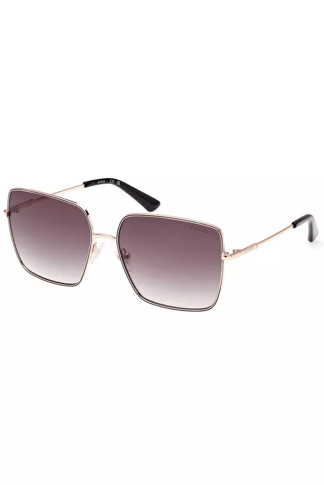 Guess Jeans Chic Bronze Square Lens Sunglasses