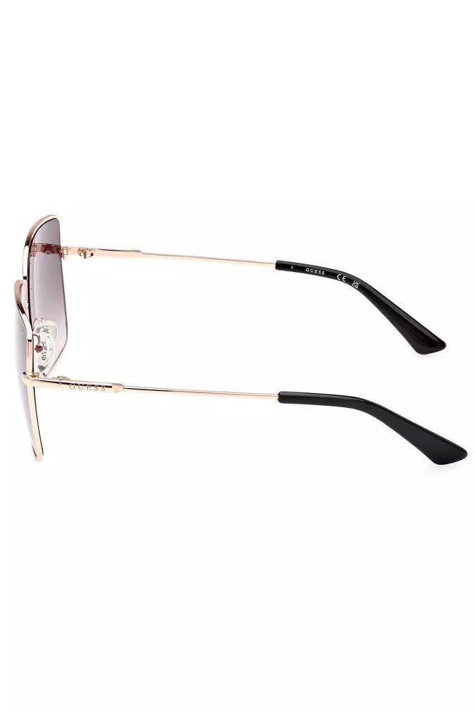 Guess Jeans Chic Bronze Square Lens Sunglasses