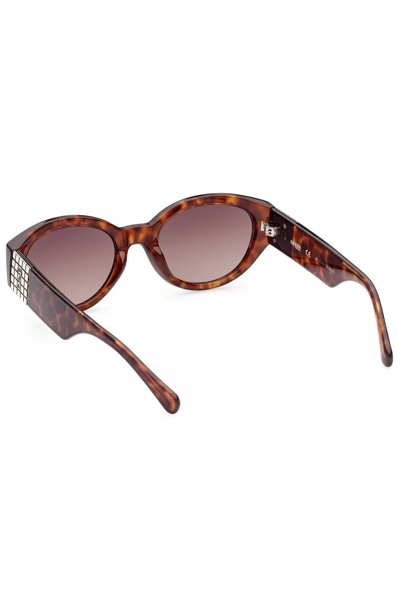 Guess Jeans Chic Teardrop Injected Frame Sunglasses