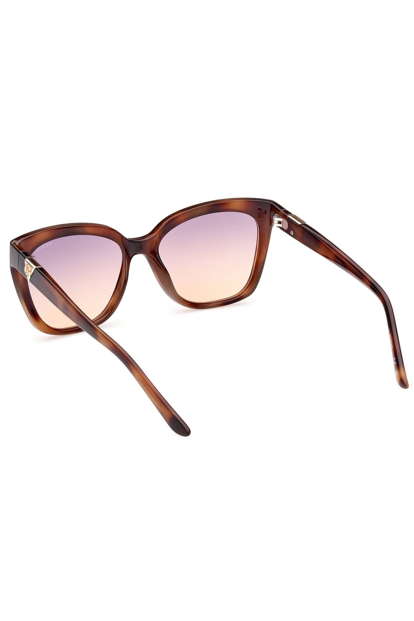 Guess Jeans Chic Brown Square Frame Sunglasses