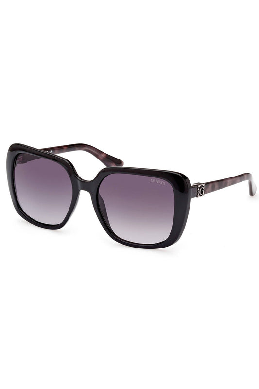 Guess Jeans Chic Black Square Frame Sunglasses