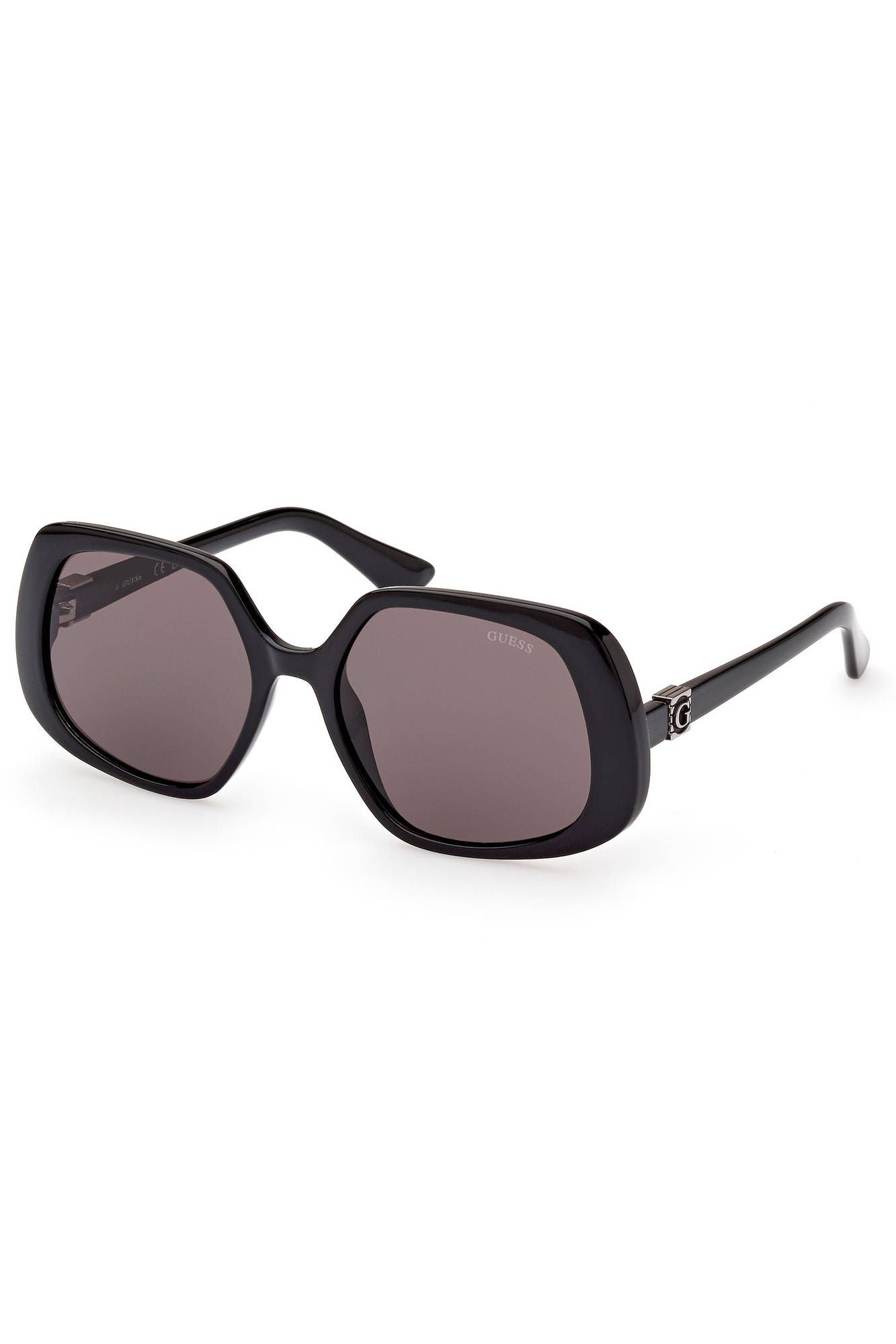 Guess Jeans Elegant Black Square Frame Sunglasses