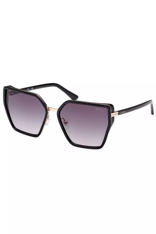 Guess Jeans Hexagonal Dark Lens Chic Sunglasses