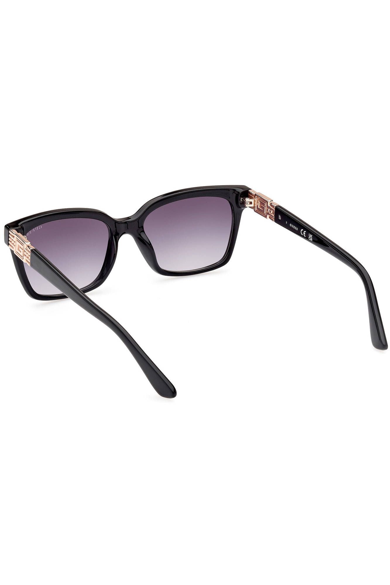 Guess Jeans Chic Square Lens Sunglasses in Timeless Black