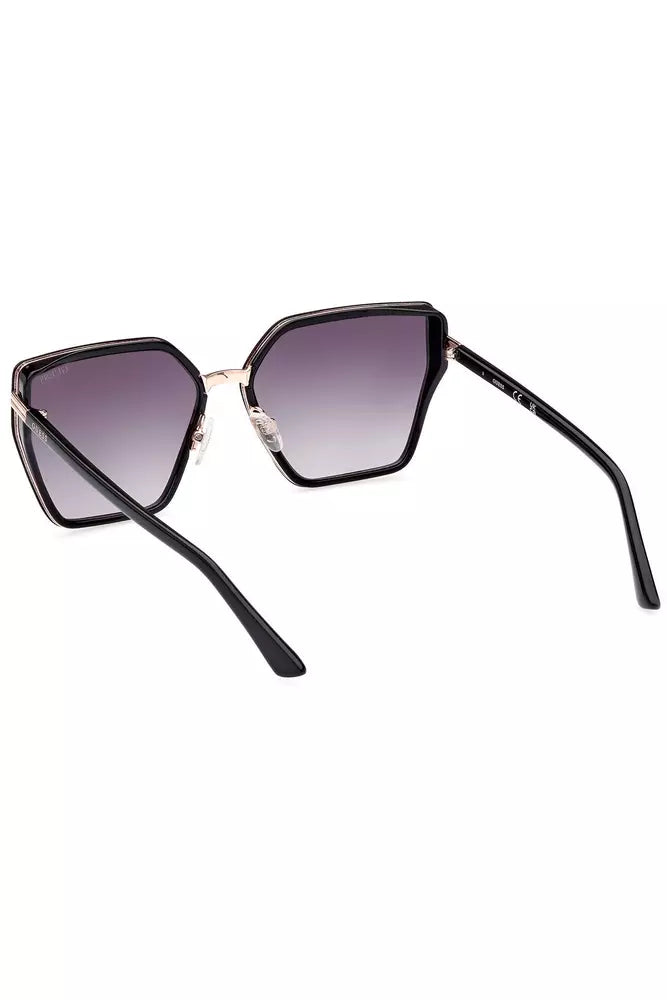 Guess Jeans Hexagonal Dark Lens Chic Sunglasses