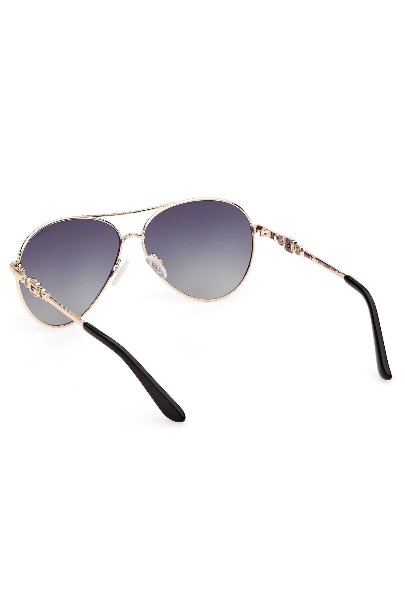 Guess Jeans Chic Gold Frame Teardrop Sunglasses