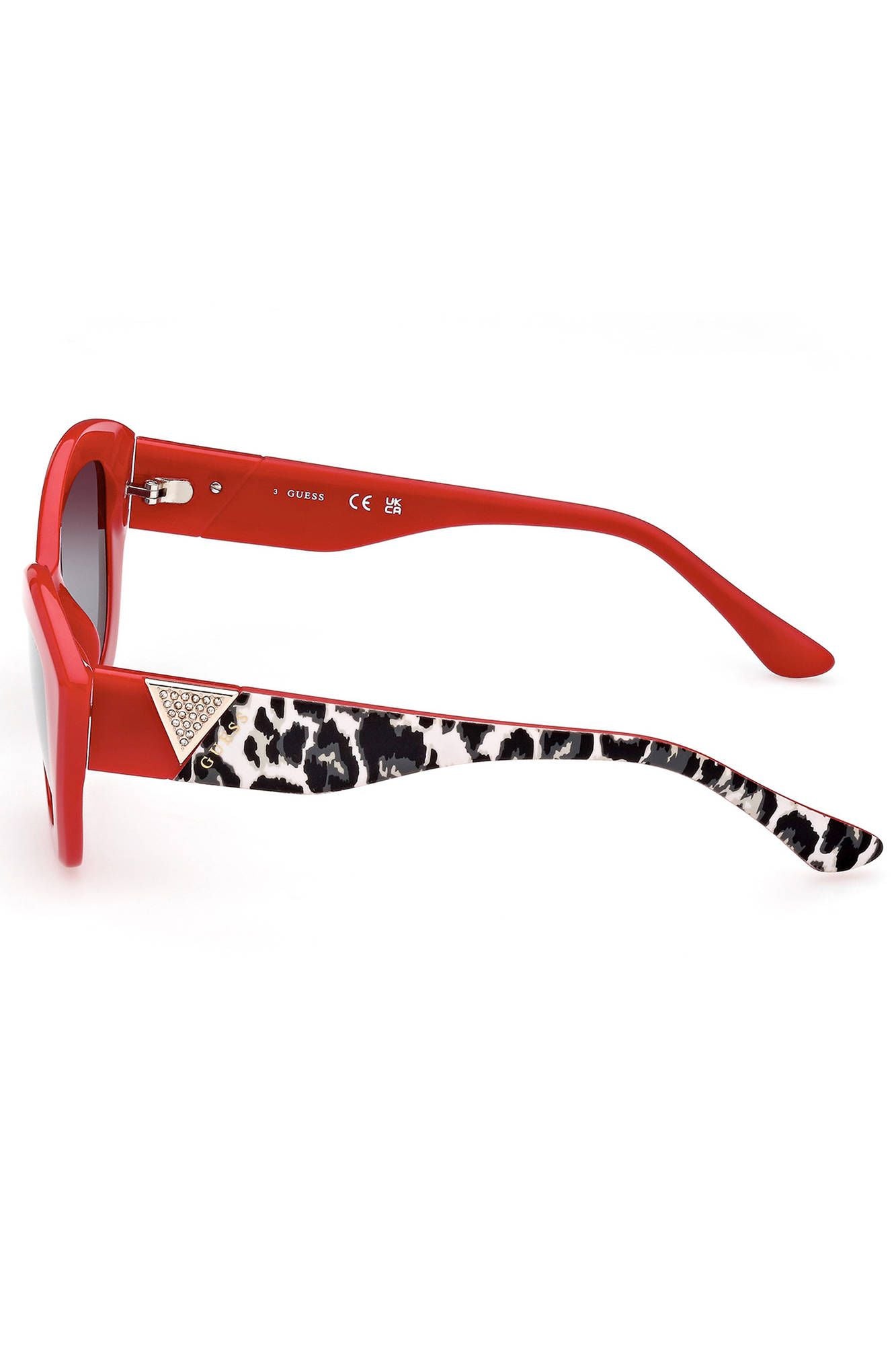 Guess Jeans Teardrop Lens Chic Sunglasses - Contrasting Details