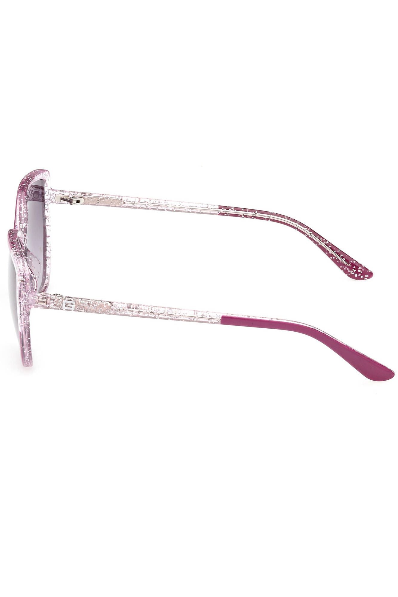 Guess Jeans Chic Purple Injected Square Sunglasses