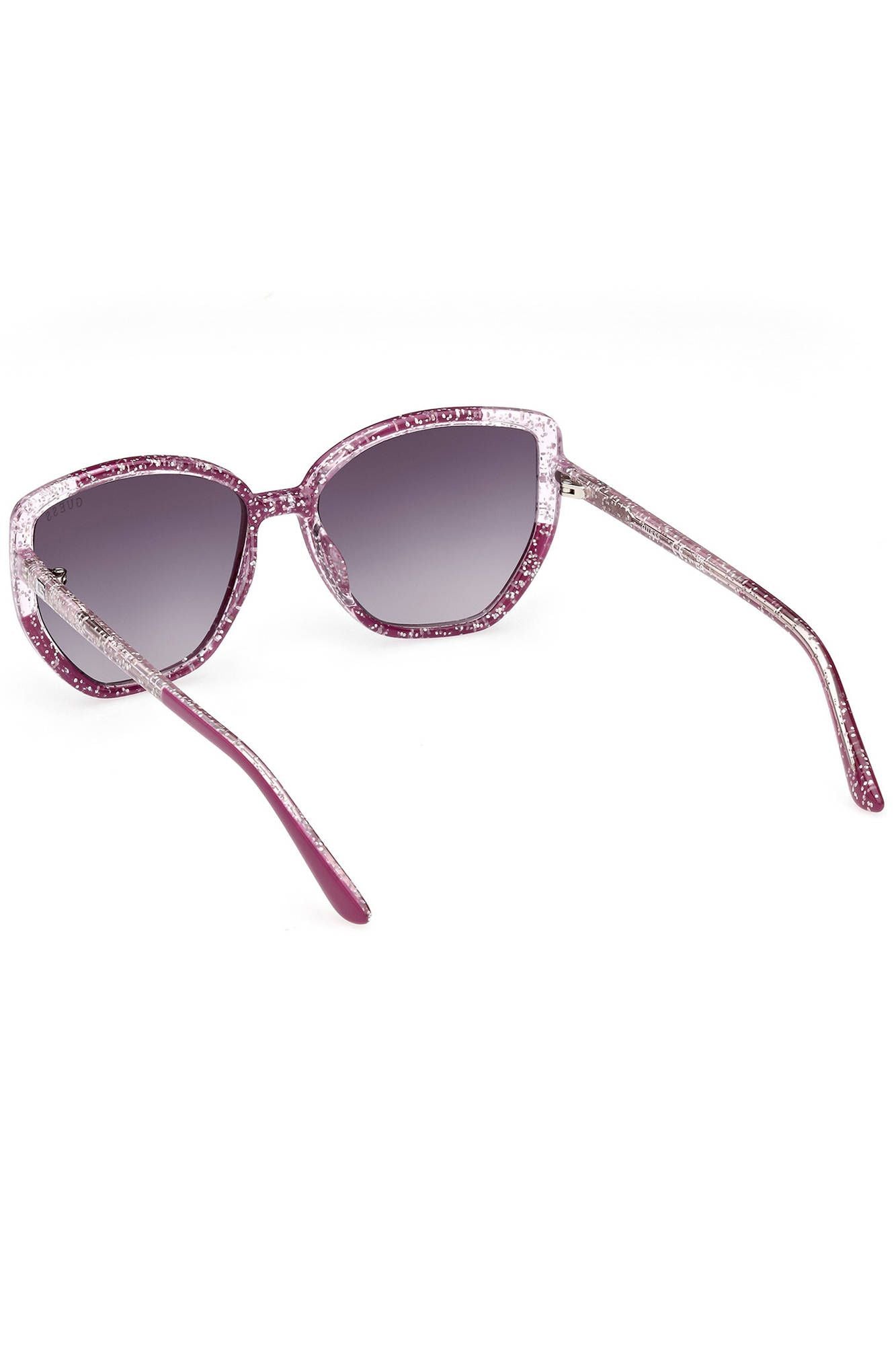 Guess Jeans Chic Purple Injected Square Sunglasses