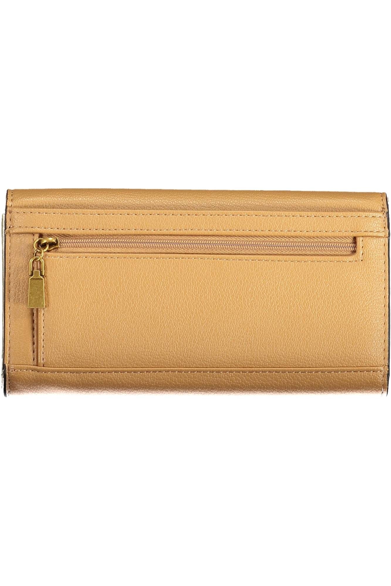 Guess Jeans Chic Beige Polyurethane Wallet for Women