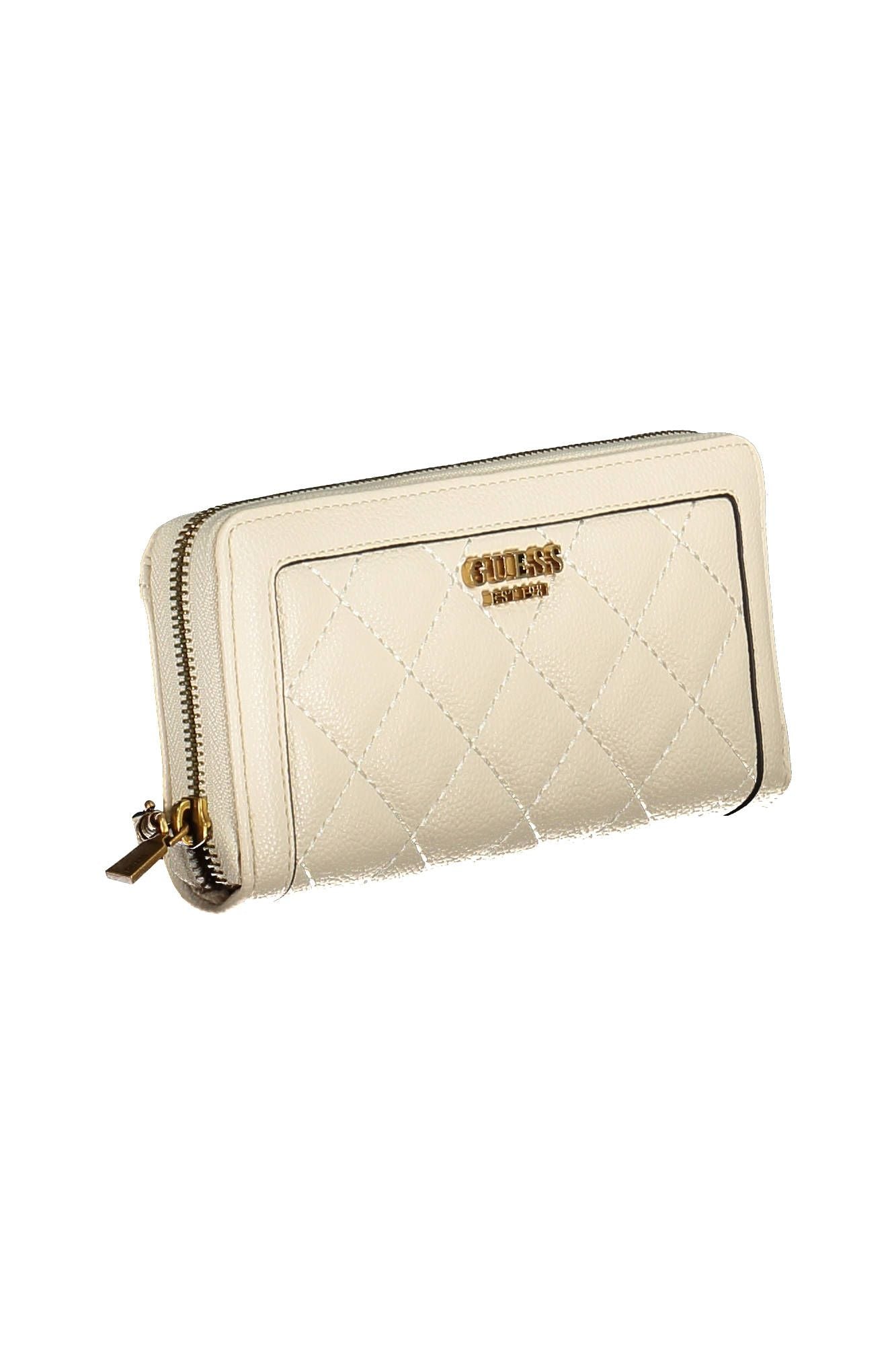 Guess Jeans Elegant Beige Multipurpose Wallet with Chic Details