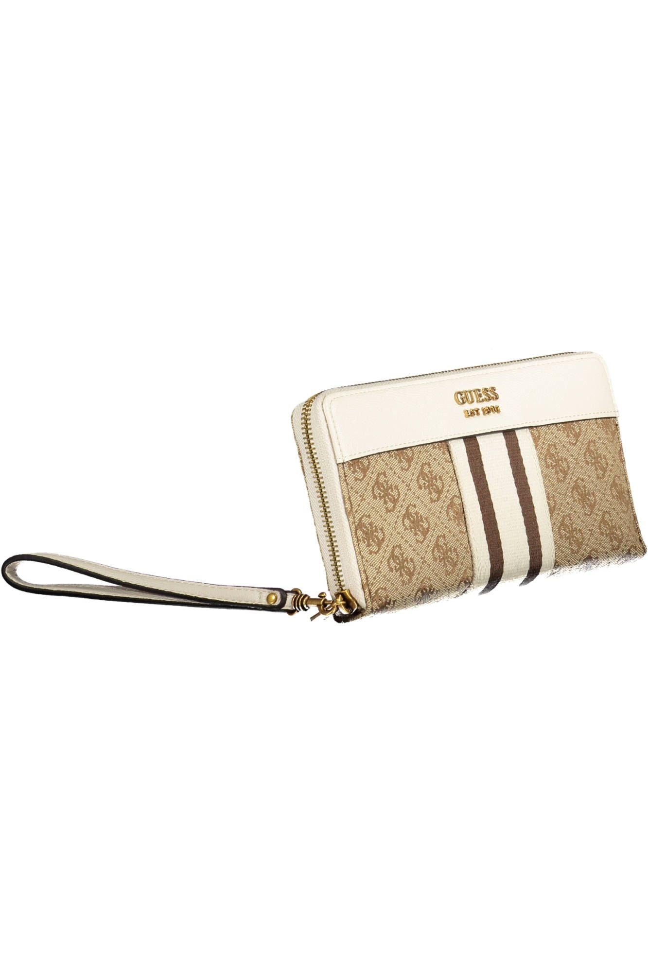 Guess Jeans Chic Beige Multi-Compartment Wallet