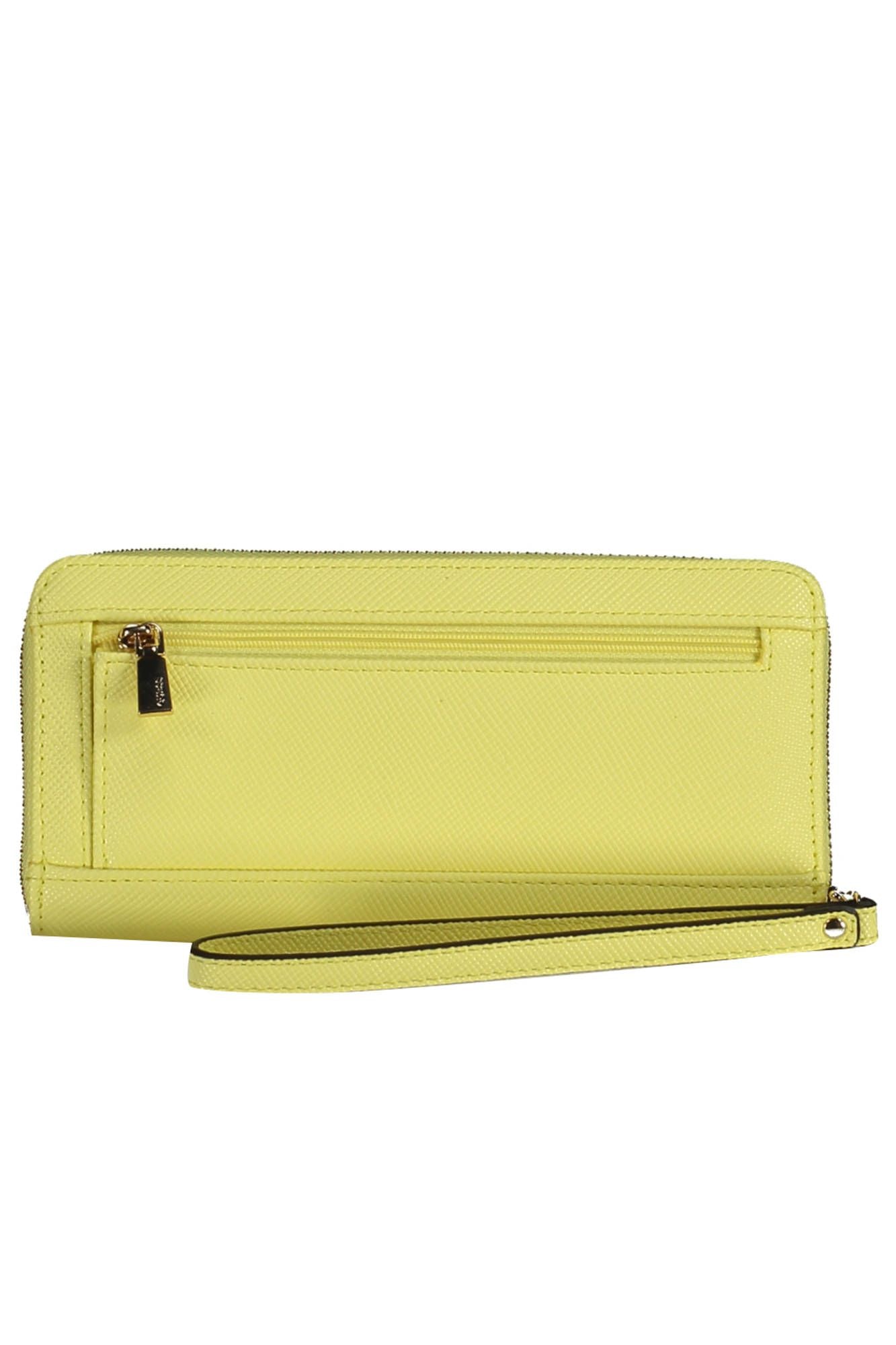 Guess Jeans Sunny Yellow Chic Wallet with Contrasting Details