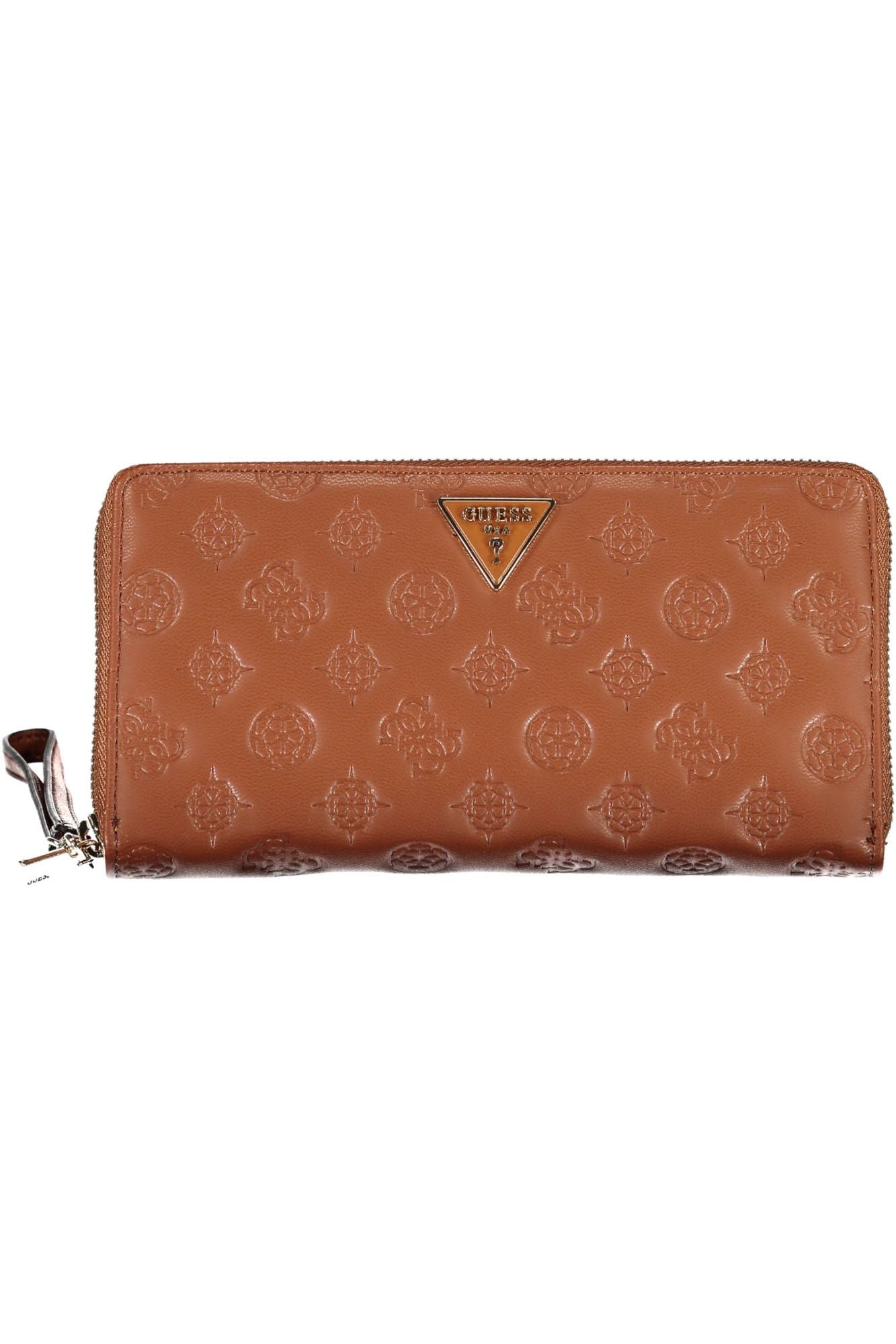 Guess Jeans Chic Brown Polyurethane Wallet with Stylish Details