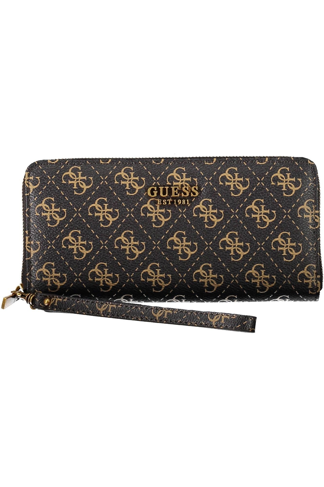 Guess Jeans Chic Brown Multi-Compartment Wallet