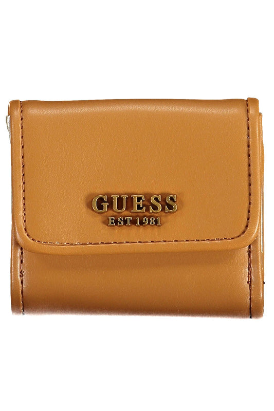 Guess Jeans Chic Bifold Wallet with Contrasting Snap Closure