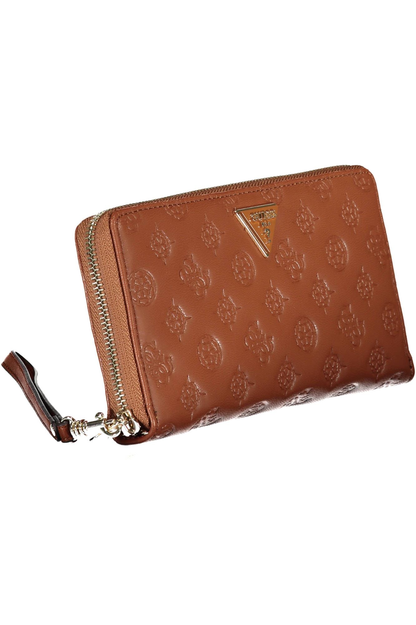 Guess Jeans Chic Brown Polyurethane Wallet with Stylish Details