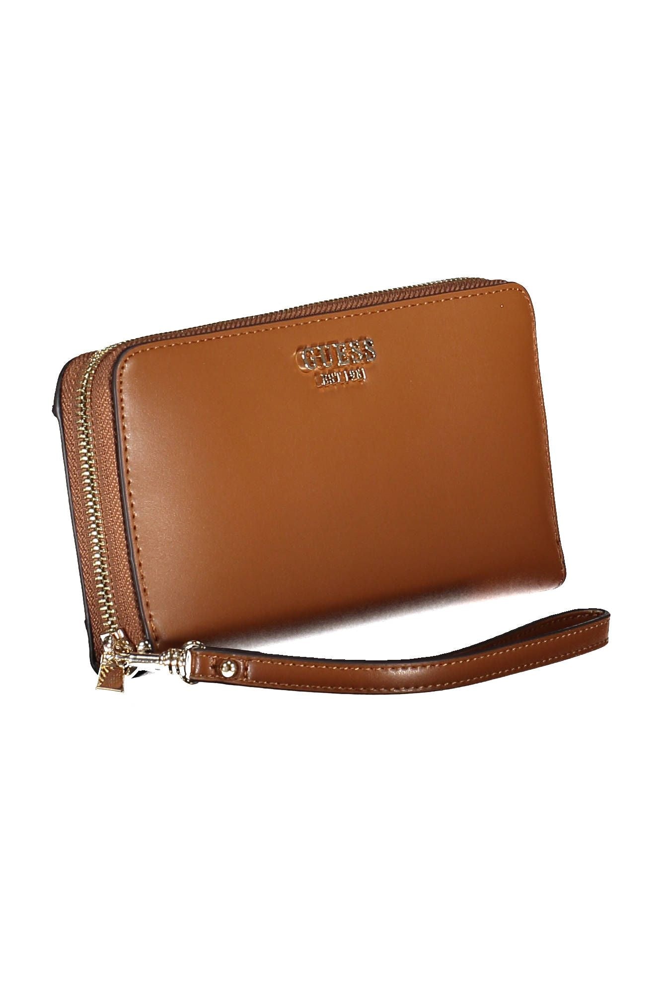 Guess Jeans Chic Brown Polyurethane Wallet for Her