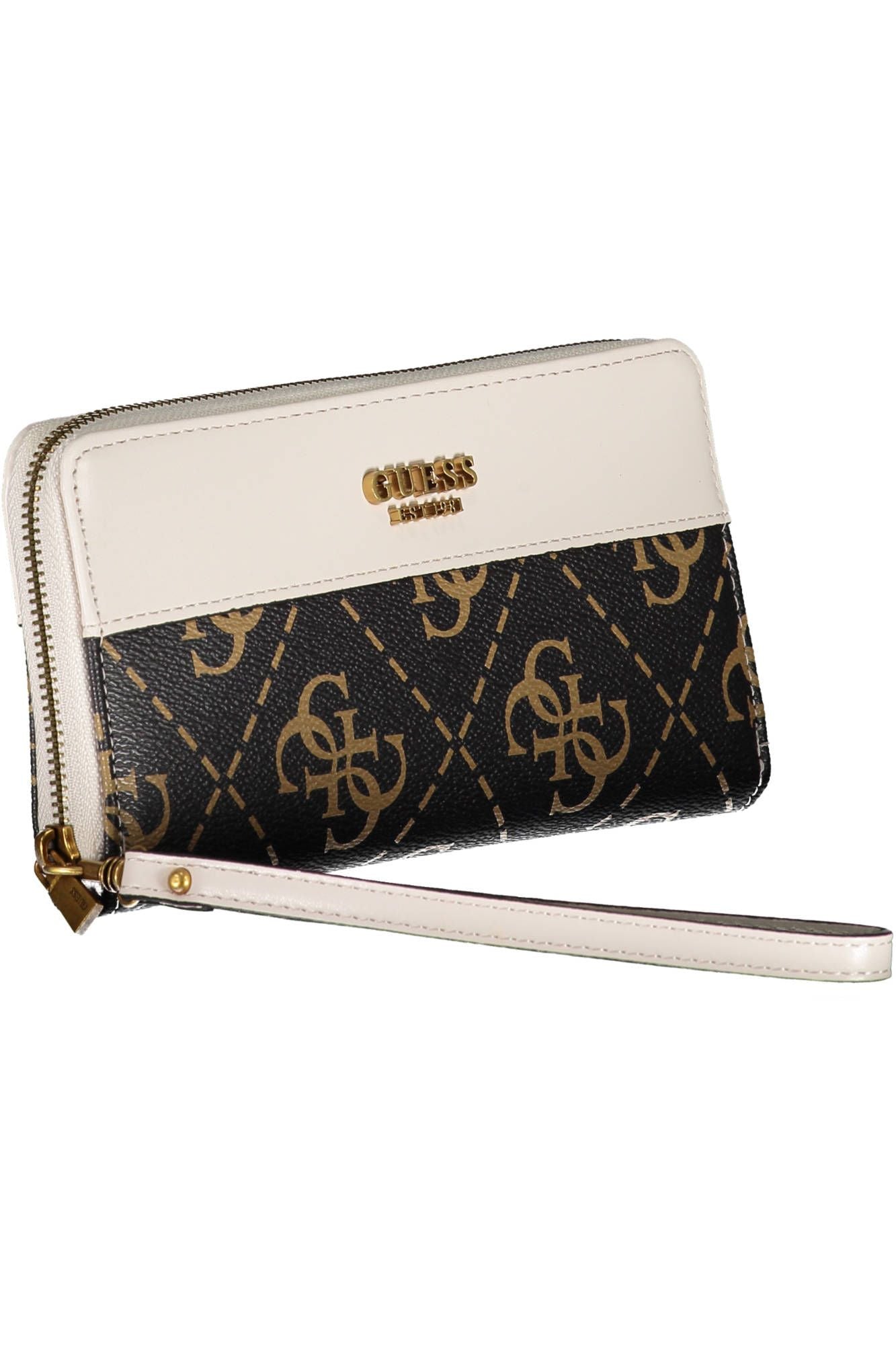 Guess Jeans Chic Brown Polyurethane Wallet with Logo Detail